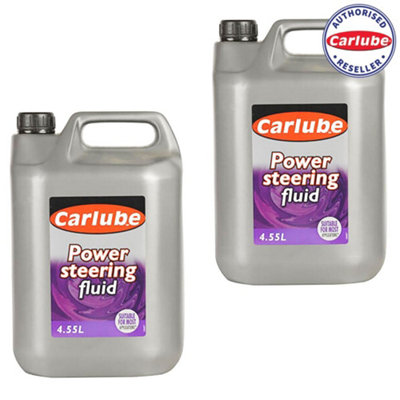 Carlube Power Steering Fluid Hydraulic Lubricant Treatment 4.55L Litre x2