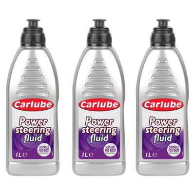 Carlube Power Steering Fluid Treatment Additive 1 Litres Car Service 1L x3