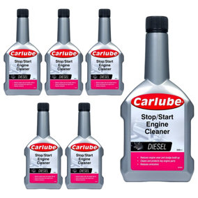 Carlube QDS300 Stop Start Engine Cleaner Diesel Fuel System 300ml x6