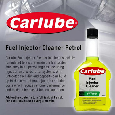 Carlube QPI300 Petrol Injector Cleaner Maximum Fuel System Efficiency 300ml x6