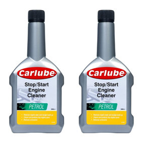 Carlube QPS300 Stop Start Engine Cleaner Petrol Fuel System 300ml x2