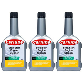 Carlube QPS300 Stop Start Engine Cleaner Petrol Fuel System 300ml x3