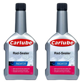 Carlube RAS301 Radiator Sealer -  Permanent Coolant System Leak Repair 300ml x2