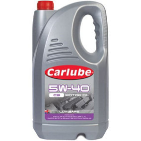 Carlube SAE 5W-40 Low SAPS C3 Motor Engine Oil - 4.55L Lubricant Treatment