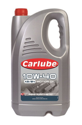 Carlube Semi Synthetic SAE 10W40 A3/B4 Motor Engine Oil 5L Litre Lubricant