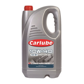 Carlube Semi Synthetic SAE 10W40 A3/B4 Motor Engine Oil 5L Litre Lubricant