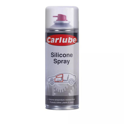 Carlube Silicone Lubricant Spray Eliminate Squeaks Sticking Treatment 400ml