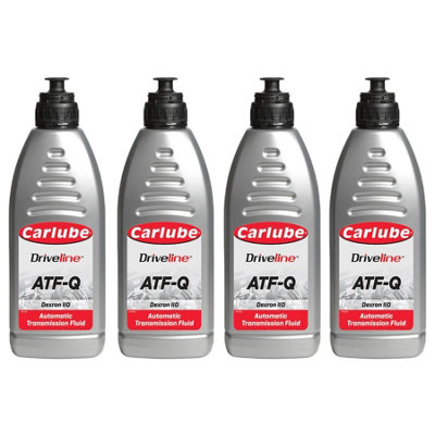 Carlube Transmission Fluid ATF Q Dexron 2 Power Steering Liquid 1L x4