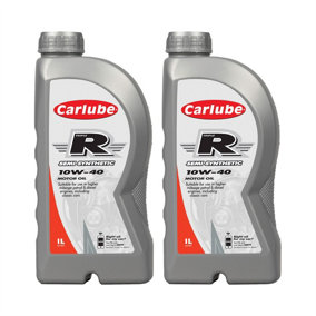Carlube Triple R 10W-40 Semi Synthetic Oil For Petrol & Diesel Engines 1L x2