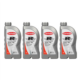 Carlube Triple R 10W-40 Semi Synthetic Oil For Petrol & Diesel Engines 1L x4