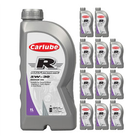 Carlube Triple R 5W-30 Fully Synthetic Oil For Ford Petrol Diesel Engines 1L x12