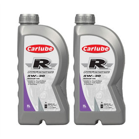 Carlube Triple R 5W-30 Fully Synthetic Oil For Ford Petrol Diesel Engines 1L x2