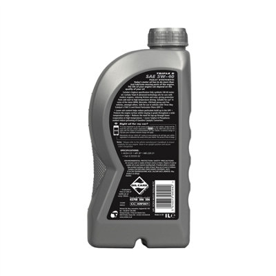 Carlube Triple R 5W-40 Fully Synthetic Low Ash Oil Petrol & Diesel ...