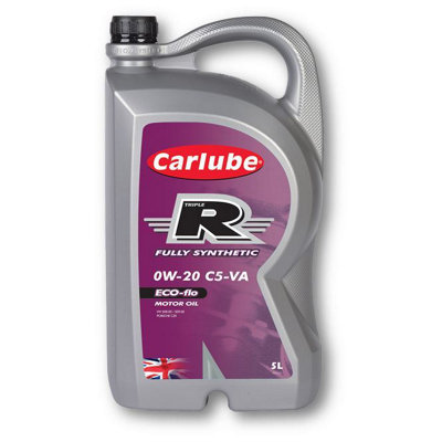 Carlube Triple R Fully Synthetic 0w20 C5-VA ECO Flo Motor Oil 5L Litre x 2