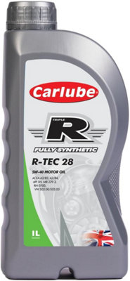 Carlube Triple R R-TEC28 5W-40 Motor Oil 1L (Pack of 6)