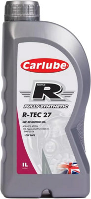 Carlube Triple R TEC 27 5W-40 C3 Low Saps Fully Synthetic Car Motor ...