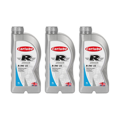 Carlube Triple R TEC35 15W-40 Mineral Car Motor Engine Oil 1L (Pack of 3)