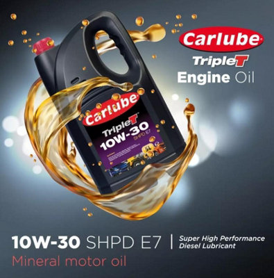 Carlube Triple T SAE 10W-30 SHPD E7 Commercial Engine Oil 5L 5 Litres