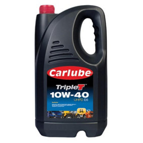 Carlube Triple T SAE 10W-40 UHPD E6 Commercial Engine Oil 5L 5 Litres
