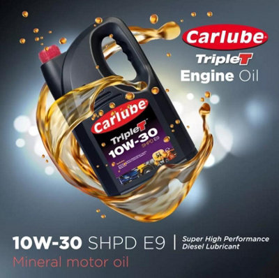 Carlube Triple T SAE 10W30 SHPD E9 Commercial Engine Motor Oil 5L 5 Litres x3