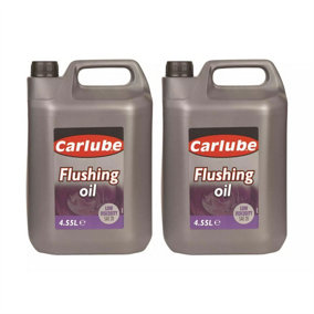Carlube XFL455 Flushing Oil SAE 20W Monograde For Petrol & Diesel 4.55 Litres x2