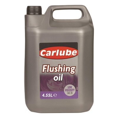 Carlube XFL455 Flushing Oil SAE 20W Monograde For Petrol & Diesel 4.55 Litres x4