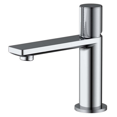 Carmelo Polished Chrome Deck-mounted Basin Mono Mixer Tap