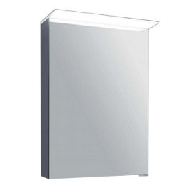 Carmie LED Illuminated Single Mirrored Wall Cabinet (H)715mm (W)500mm