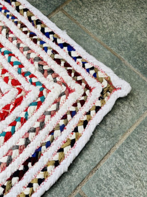 CARNIVAL Square Bedroom Rug Ethical Source with Recycled Fabric / 150 ...