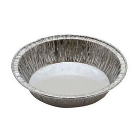 Caroline Disposable Pie Dish (Pack of 18) Silver (One Size)