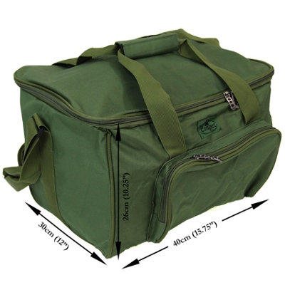 Large Fishing Tackle Bag Carryall Carp Coarse Fish Box Reel Lure Gear Bag  L3W4