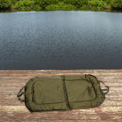 Carp Fish Fishing Beanie Mat Large Padded Landing Unhooking 115cm x 65cm Tackle - 3
