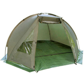 Carp Fishing Bivvy Day Tent Shelter 1-2 Man Lightweight Waterproof - Pukkr