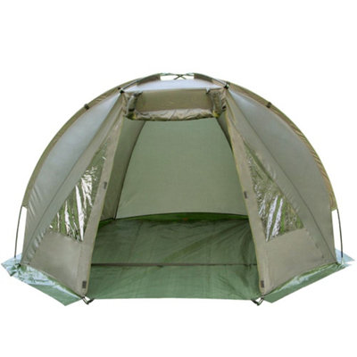 Carp Fishing Bivvy Day Tent Shelter 1-2 Man Lightweight Waterproof - Pukkr - 3