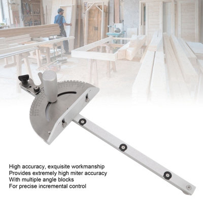 Carpenter Push Handle,Push Rule,Slide Groove,Table Saw Gauge,Miter Gauge