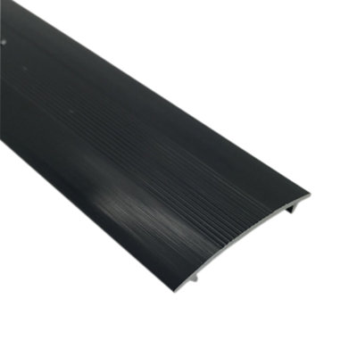 Carpet Cover Strip Black Long 9ft / 2.7metres Carpet To Carpet Threshold Bar Trim