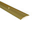 Carpet Cover Strip Gold 3ft / 0.9metres Long Carpet To Carpet Threshold Bar Trim