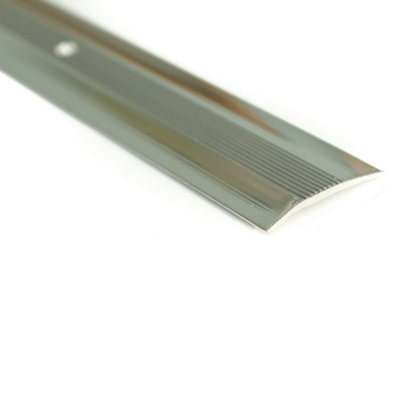 Carpet Cover Strip Silver 3ft / 0.9metres Long Carpet To Carpet Threshold Bar Trim