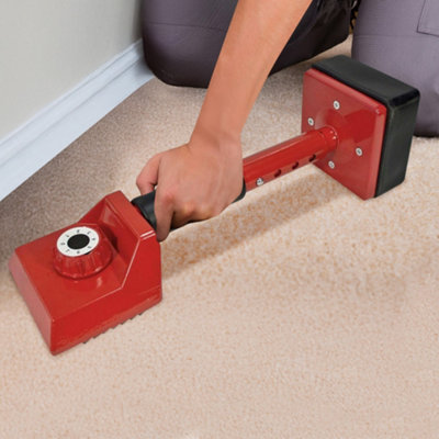 Carpet Kicker Fitting Padded Tool Kit Diy Carpet Stretcher Tool Universal Fit Indoor Carpentry Flooring Fitting Secure Grip Padded