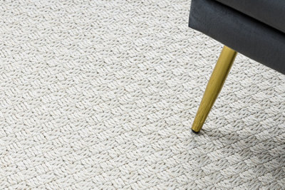 Carpet ORIGI 3661 cream - flat-woven SISAL string 272x370 cm