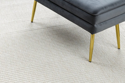 Carpet ORIGI 3727 cream - Frame flat-woven SISAL string 136x190 cm