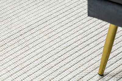 Carpet ORIGI 3727 cream - Frame flat-woven SISAL string 194x290 cm