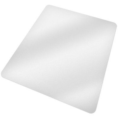 Carpet Protector - office chair floor protection mat, slip-resistant - white