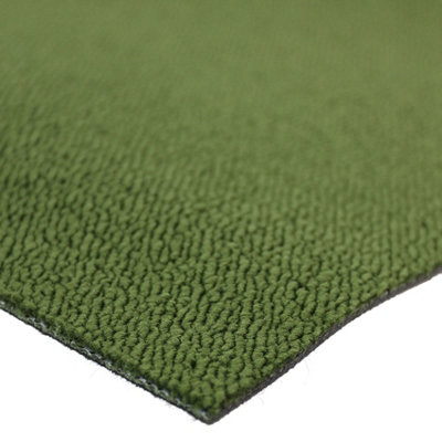Carpet Tiles Heavy Duty 20pcs 5SQM Commercial Office Home Shop Retail Flooring in Dark green - 8