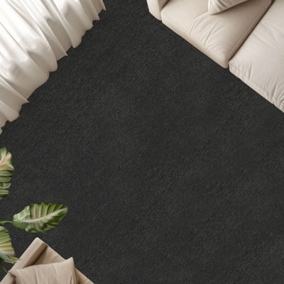 Carpet Tiles Heavy Duty 20pcs 5SQM in Anthracite Commercial Office Home Shop Retail Flooring - 9