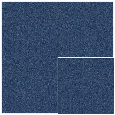 Carpet Tiles Heavy Duty 20pcs 5SQM in Blue Commercial Office Home Shop Retail Flooring