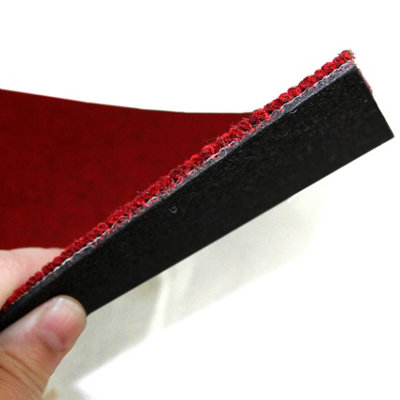 Carpet Tiles Heavy Duty 20pcs 5SQM in Red Commercial Office Home Shop Retail Flooring - 4