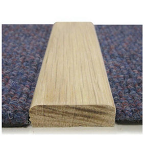 Carpet to Carpet - Solid Oak - Lacquered - 0.9m Lengths