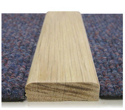 Carpet to Carpet - Solid Oak - Lacquered - 2.44m Lengths