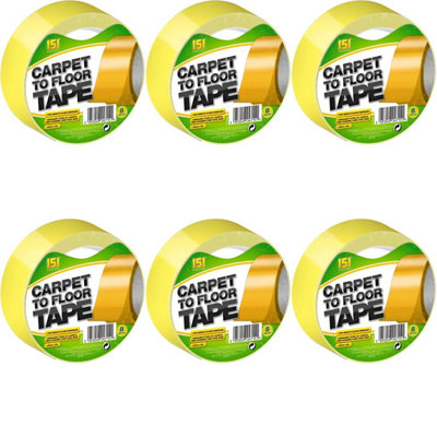 Carpet to Floor Tape for Floor Adhesive 10 Meters (Green One) (Pack of 6)